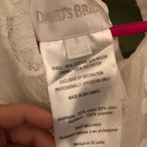 David’s bridal flower girl dress